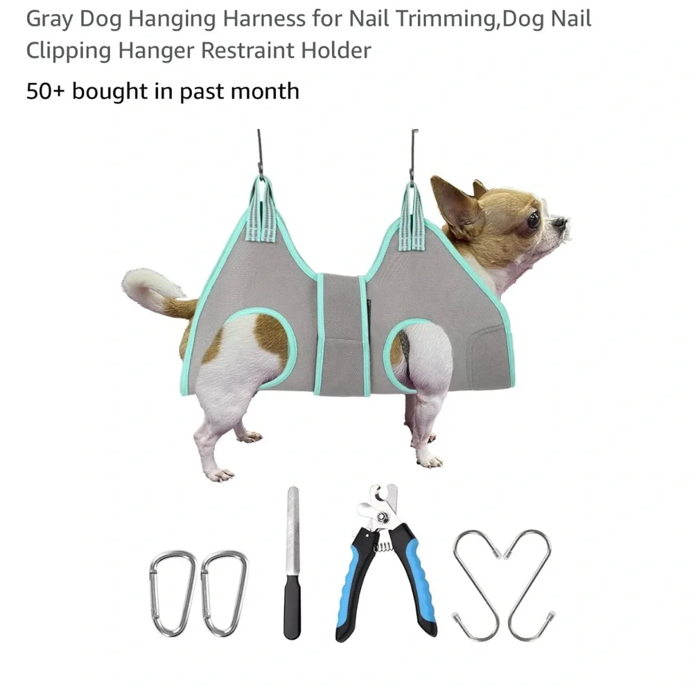 Kkiimatt Dog/Cat Grooming Hammock - XXS/Blue